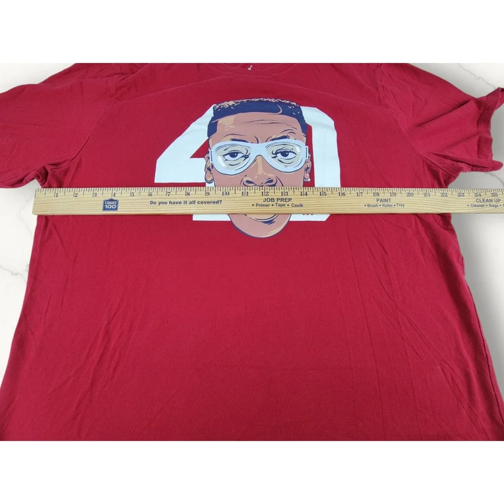 Jordan Brand Spike Lee T-Shirt Mens XL Red 40 Acres BK NY Brooklyn Graphic Tee